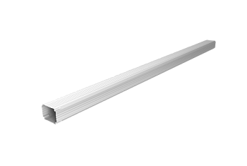 Труба гофрированная Vortex Lite 76х102х2000мм PE RAL 9003 сигнальный белый
