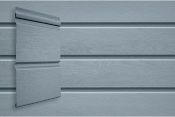 Сайдинг Double-брус Grand Line Color Plus голубой (3,0м)