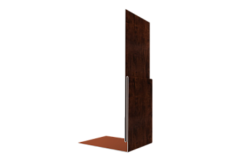 Планка приемная оконная Grand Line 0,45 Print Elite Cherry Wood TwinColor (3м)