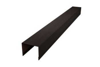 Крышка для забора жалюзи Palermo Grand Line 0,45 Print Elite Coffee Wood TwinColor (3м)