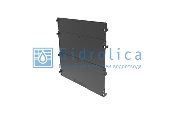 Заглушка торцевая для лотка водоотводного Gidrolica Standart/Standart Plus DN200, пластиковая (18201)