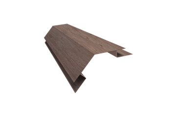 Угол внешний сложный 75х75 135 градусов Grand Line 0,45 Print Elite White Wood TwinColor (3м)