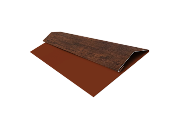 Планка стартово-финишная Экобрус Grand Line 0,45 Print Premium Cherry Wood Dark FTC (2м)