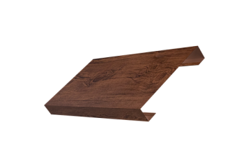 Ламель лицевая 125 забора жалюзи Texas Grand Line 0,45 Print Premium Cherry Wood Fresh TwinColor