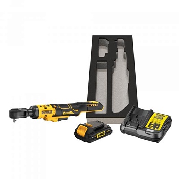 Аккумуляторный угловой гайковерт DeWalt DCF513D1G-QW
