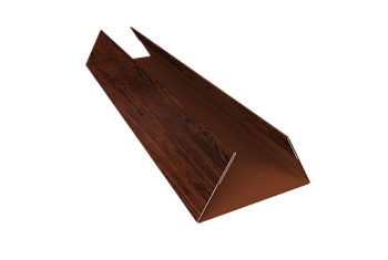Планка стыковочная составная нижняя 0,45 Print Elite Cherry Wood TwinColor (2м)
