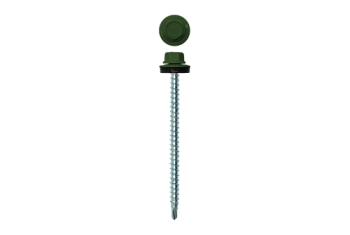 Саморез кровельный 4,8х70 (100шт) сверло №1 RAL 6020