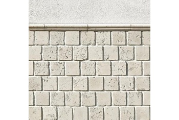 Рядовая плитка White Hills Тоскана гипс А565-00 с расшивкой 1см