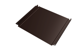 Кликфальц Double Pro Grand Line 0,5 Satin с пленкой на замках RAL 8017 шоколад