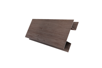 Планка H-образная Экобрус 0,45 Print Elite White Wood TwinColor (3м)
