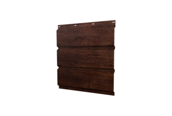 Софит металлический Классик Grand Line без перфорации 0,45 Print Premium с пленкой Cherry Wood Fresh TwinColor