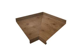 Угол отлива внутренний 200 Grand Line 0,45 Print Premium с пленкой Pine Wood Fresh