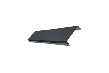 Ламель обратная 100 забора жалюзи Texas Grand Line 0,45 Drap ST RAL 7024 мокрый асфальт