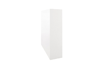 Кожух скатный д920/ш720/в1-2400/в2-1700 0,5 Satin с пленкой RAL 9003 сигнальный белый