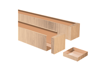 Заглушка 50х50 Honey Wood Al 0,4