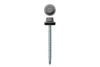 Саморез кровельный Daxmer 4,8х50 RAL 7004 (150) сверло №1