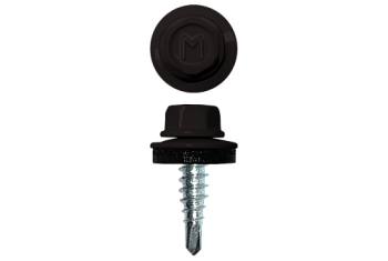 Саморез по металлу Daxmer 4,8х19 RAL 9005 (250) сверло №2