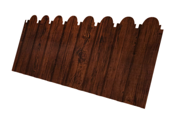 Профнастил C10A фигурный Grand Line 0,45 Print Elite Cherry Wood TwinColor