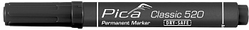 Маркер перманентный Dry-Safe Pica 520/46 чёрный