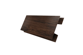 Планка H-образная Экобрус 0,45 Print Elite с пленкой Cherry Wood TwinColor (3м)