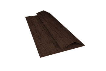 Планка финишная Блок-Хаус new Grand Line 0,45 Print-Double Elite Antique Wood (3м)