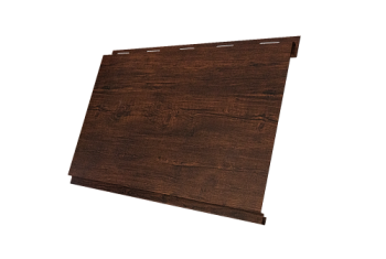 Софит металлический Вертикаль 0,2 classic Grand Line 0,45 Print-Double Premium с пленкой Cherry Wood Dark F