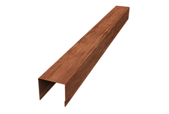 Стойка боковая крепежная для забора жалюзи Palermo Grand Line 0,45 Print Premium Rowan Wood Intense FTC (3м)