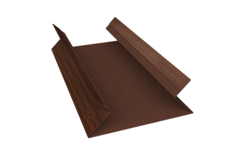 Планка угла внутреннего составная верхняя 0,45 Print Elite Choco Wood TwinColor (3м)