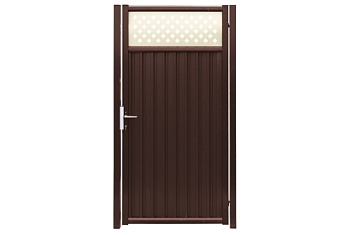 Калитка Estet Plus 2,4х1 RAL 8017/1014