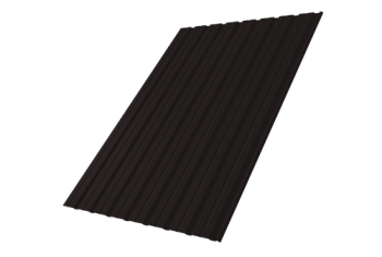 Профнастил С10R Grand Line 0,4 PE-Matt-Double RAL 9005 черный
