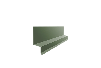 Отлив верхний фальц Grand Line 0,5 Satin Matt TX RAL 6020 хромовая зелень (2м)