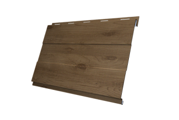 Софит металлический Вертикаль 0,2 prof Grand Line 0,45 Print Premium с пленкой Pine Wood Fresh