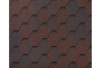 Черепица гибкая RoofShield Классик Стандарт медный