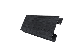 Планка H-образная Блок-Хаус new Grand Line 0,45 Print Premium Grey Wood TwinColor (3м)