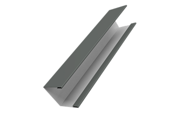 Крышка для забора жалюзи Milan Slim Grand Line 0,45 PE RAL 7005 мышино-серый (2м)
