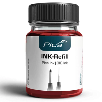 Чернила для маркеров Pica INK Красный + 2 стержня