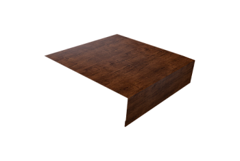 Планка околооконная простая 200х50 Grand Line 0,4 Print Premium Cherry Wood Fresh TwinColor (2м)