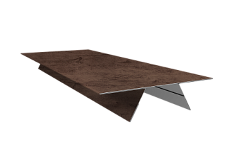 Планка стыковочная составная верхняя 0,45 Print Premium Almond Wood Fresh (3м)