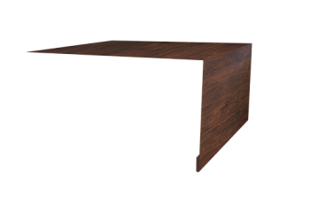 Планка околооконная простая 250х50 Grand Line 0,45 Print-Double Premium Cherry Wood Dark F (3м)