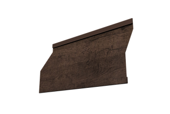 Ламель забора жалюзи Milan Slim Grand Line 0,45 Print Elite Antique Wood TwinColor