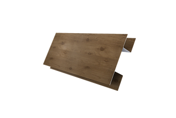 Планка H-образная Экобрус 0,45 Print Premium с пленкой Pine Wood Fresh (3м)