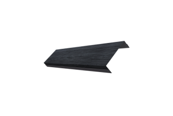 Ламель обратная 100 забора жалюзи Texas Grand Line 0,45 Print Premium Grey Wood TwinColor