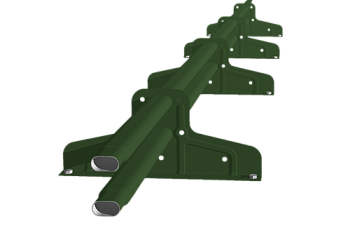 Снегозадержатель Стандарт Т4 d 40х20 RR 11 (3м)