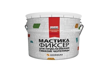 Мастика для гибкой черепицы ТЕХНОНИКОЛЬ №23 Фиксер 12кг (ведро)