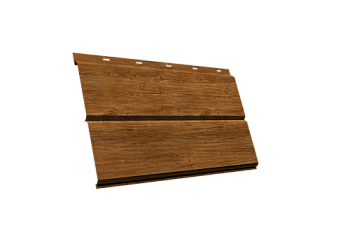 ЭкоБрус new 3D Grand Line 0,45 Print Elite с пленкой Golden Wood TwinColor