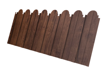 Профнастил C10A фигурный Grand Line 0,4 Print Premium Cherry Wood Fresh TwinColor