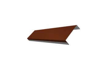 Ламель обратная 100 забора жалюзи Texas Grand Line 0,5 Satin RAL 3009 оксидно-красный