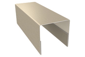Планка П-образная заборная 20 Grand Line 0,45 Print Elite Milky Wood TwinColor (3м)