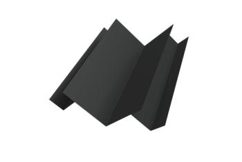 Угол внутренний сложный Кликфальц Pro Grand Line 0,5 Satin с пленкой RAL 7016 антрацитово-серый (3м)