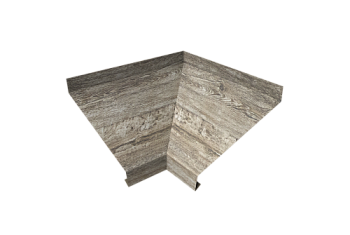 Угол отлива внутренний 200 Grand Line 0,45 Print Elite с пленкой Nordic Wood TwinColor